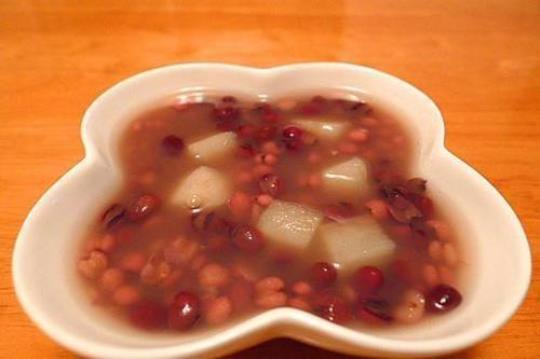 红豆薏米山药粥的功效