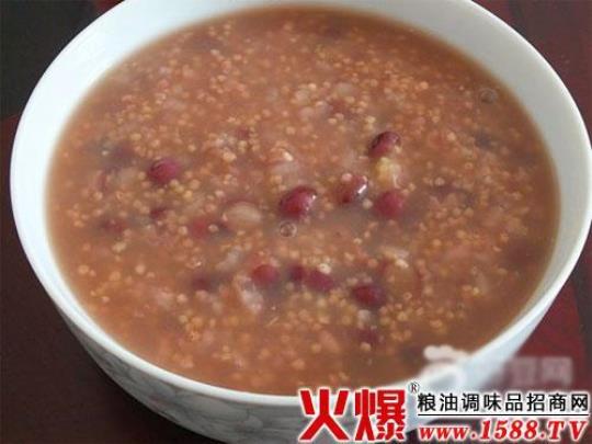 ?红豆小米粥的做法