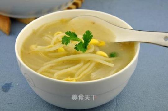 豆芽汤的做法 原来如此的简单！